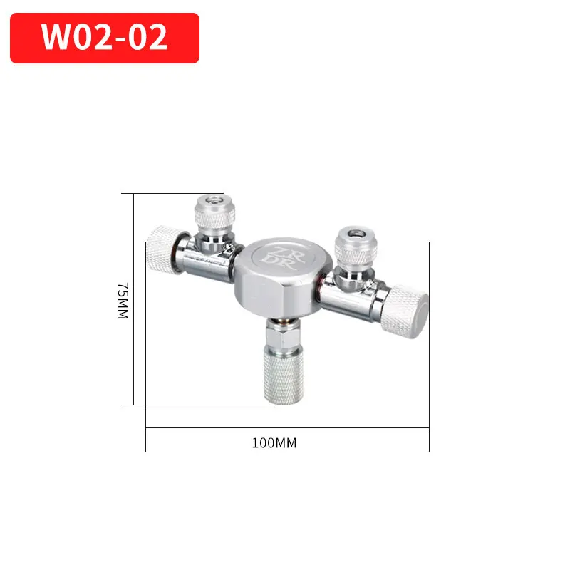 Stainless Steel Aquarium CO2 Distributor with Needle Valve & Bubble Counter