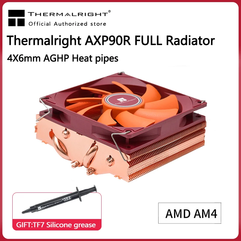 ThermalrightAXP90RFULLCPURadiator47mmThin4HeatPipeDesktop