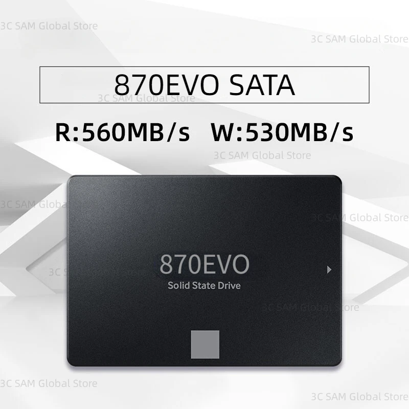 

2024 Original Internal Solid State Drive 870EVO 1TB 2TB 4TB 8TB SATA 3 SSD Interface 2.5 Inches for Notebooks/Desktops/computers