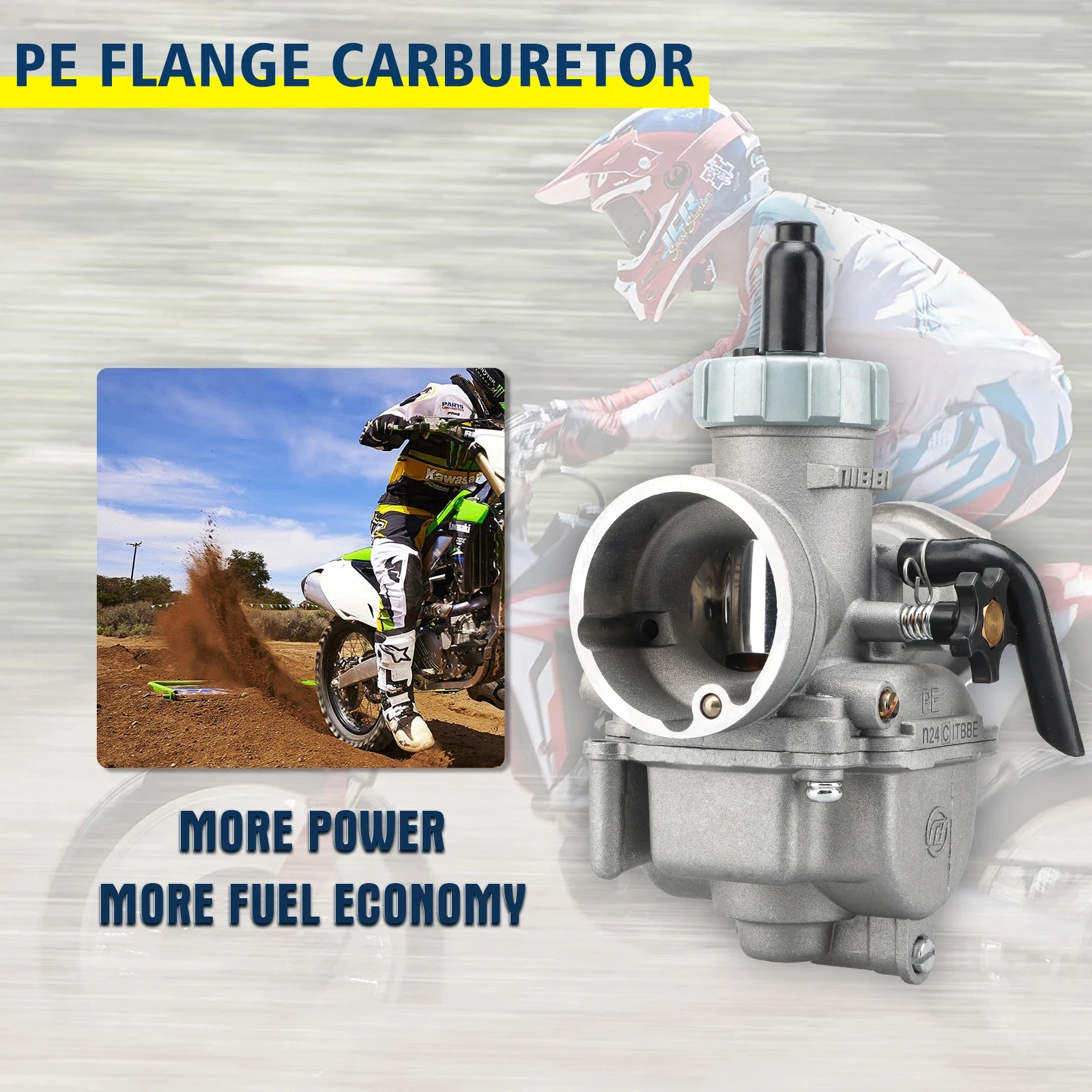 Motorcycle Carburetor For 50cc To 350cc 2T 4T Engine PE Flange GY6 YAMAHA JOG SUZUKI HONDA Atv Pitbike