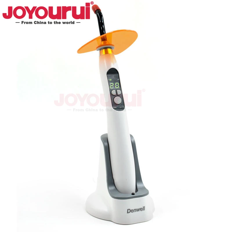 

2900w/cm² 1 Second Dental Light Curing Lamp Maximum Intensity Wide Spectrum 2000 Mah Battery 360° Rotatable Working Head Tips