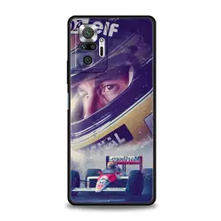 Ayrton Senna F1 Inspired Premium Black Phone Case for Redmi Note 11 (A1)