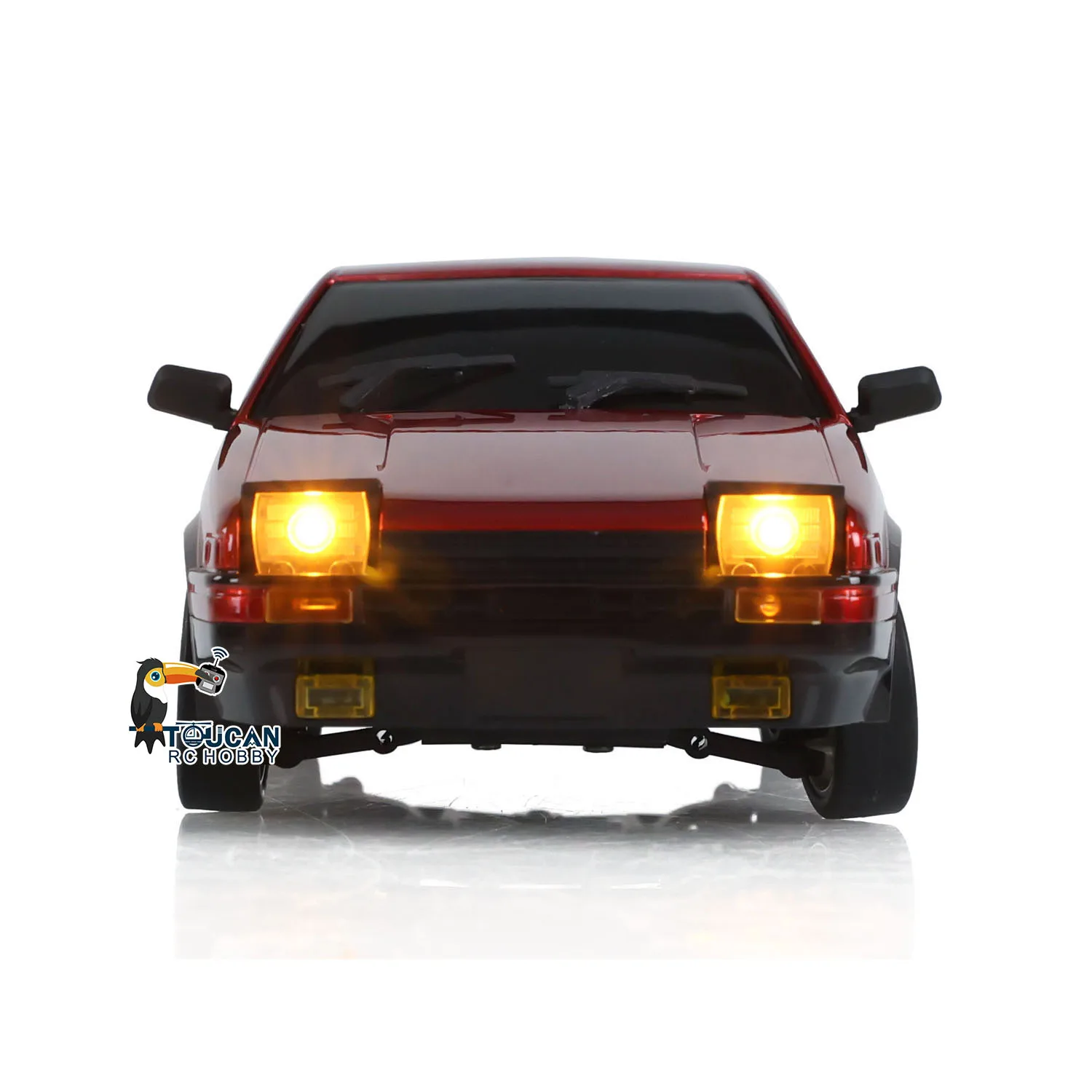 LDRC 1/18 LD1801 RC Drift Car RWD AE86 Racing Vehicles Flip Light Gyroscope Ready to go Toy Gifts for Children 2