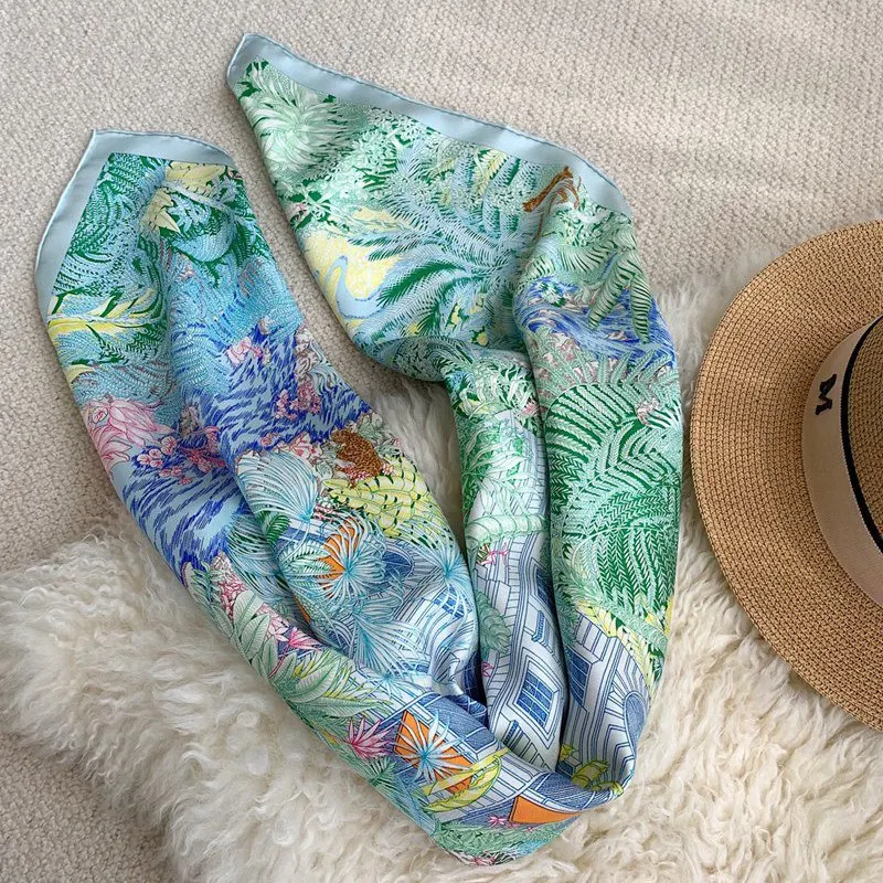 

18mm 100% Silk Scarf 35"x35"