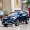 1:32 Toyota Highlander 2023 SUV Alloy Die Cast Toy Car Model Sound and Light Pull Back Children's Toy Collectibles Birthday Gift 1