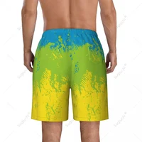 Men's Amazigh Berber Flag Beach Pants Board Shorts Surfing Boys Soccer Cycling Swimwear Running Polyester 2