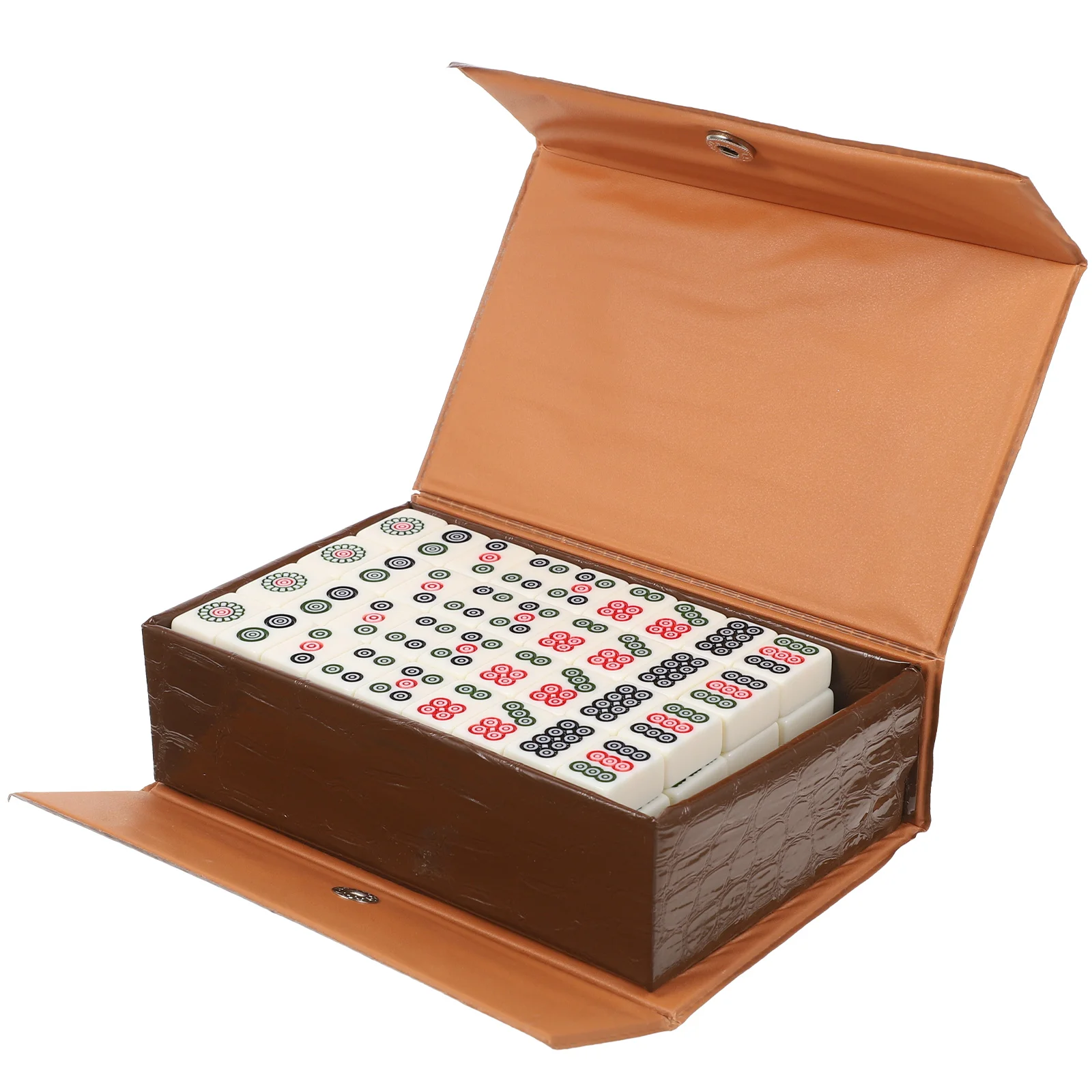 

Mahjong Set Game Chinese Mini Portable Tiles Sets Travel Tile Traditional Table American Games Board Mahjongg Jong Party Large