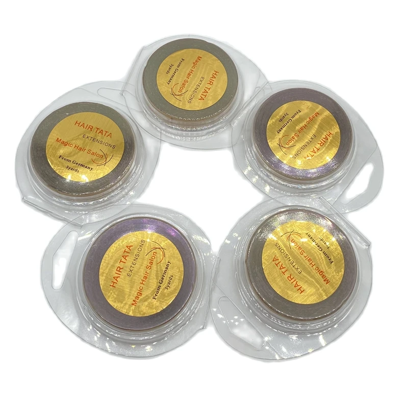 3 yards TATA hair extension tape Double side adhesive tape hair extension support tape for tape hair width 0.8cm/1.0cm 6