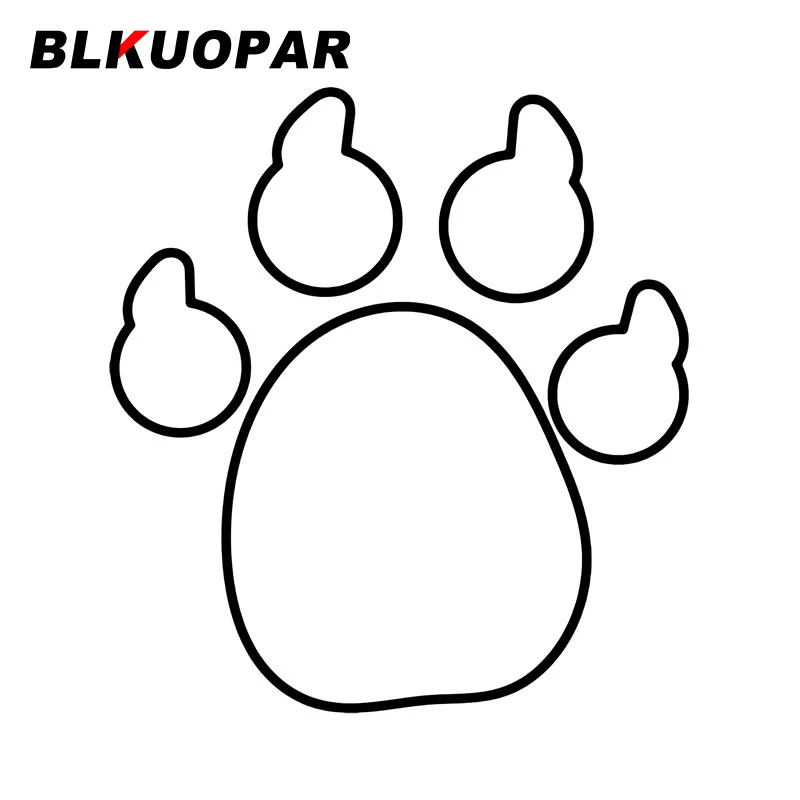 BLKUOPAR лапа печати смешные виниловые наклейки на машину DIY креативный RV