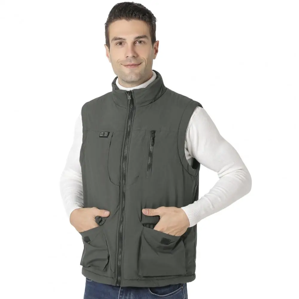 thumbnail image 1 of Chaleco calefactor para hombre, 11 zonas calentadas, chaqueta calentada por USB para hombre, chaleco calefactor eléctrico, chaleco calefactor, chaleco térmico interior, 1 of 5