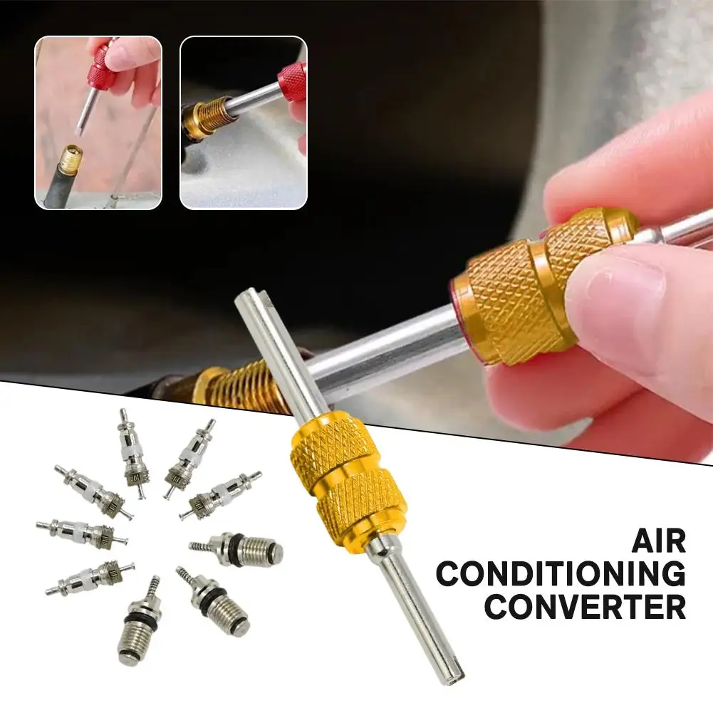 

Car Air Conditioner Valve Core With Wrench Removal Tool R12 R134a Vehicle Tool Repair Installer A/C System Air Auto Conditi H2J8
