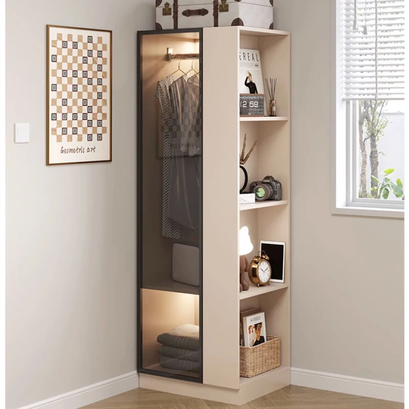 

Children's Wardrobes Organizer Sideboard Kids Wardrobe Clothes Cabinet Mobile Hangers Meuble De Rangement Home Furniture CY50CW