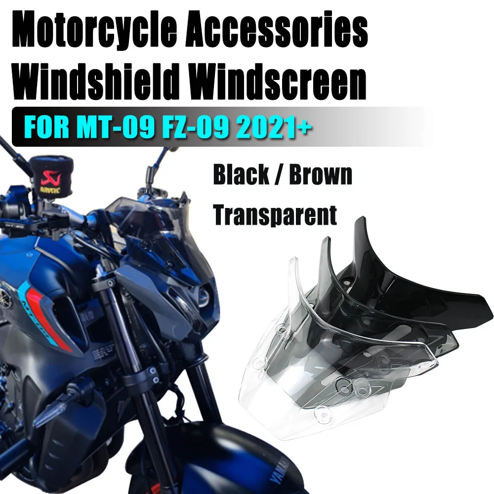 

Windshield Windscreen For YAMAHA MT-09 FZ-09 MT09 FZ09 MT FZ 09 2021 2022 Motorcycle Accessories Wind Deflectors fz09 mt09