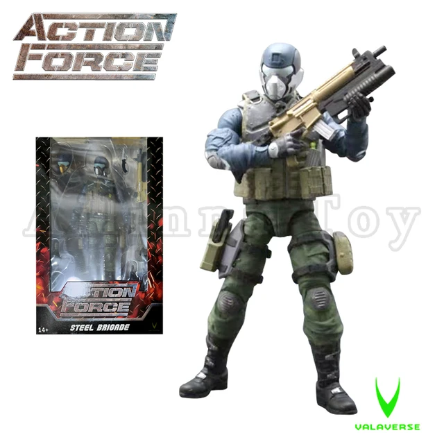 1/12 6inches Valaverse Action Force Action Figure Wave 3 Steel Brigade  Anime Model For Gift Free Shipping - AliExpress