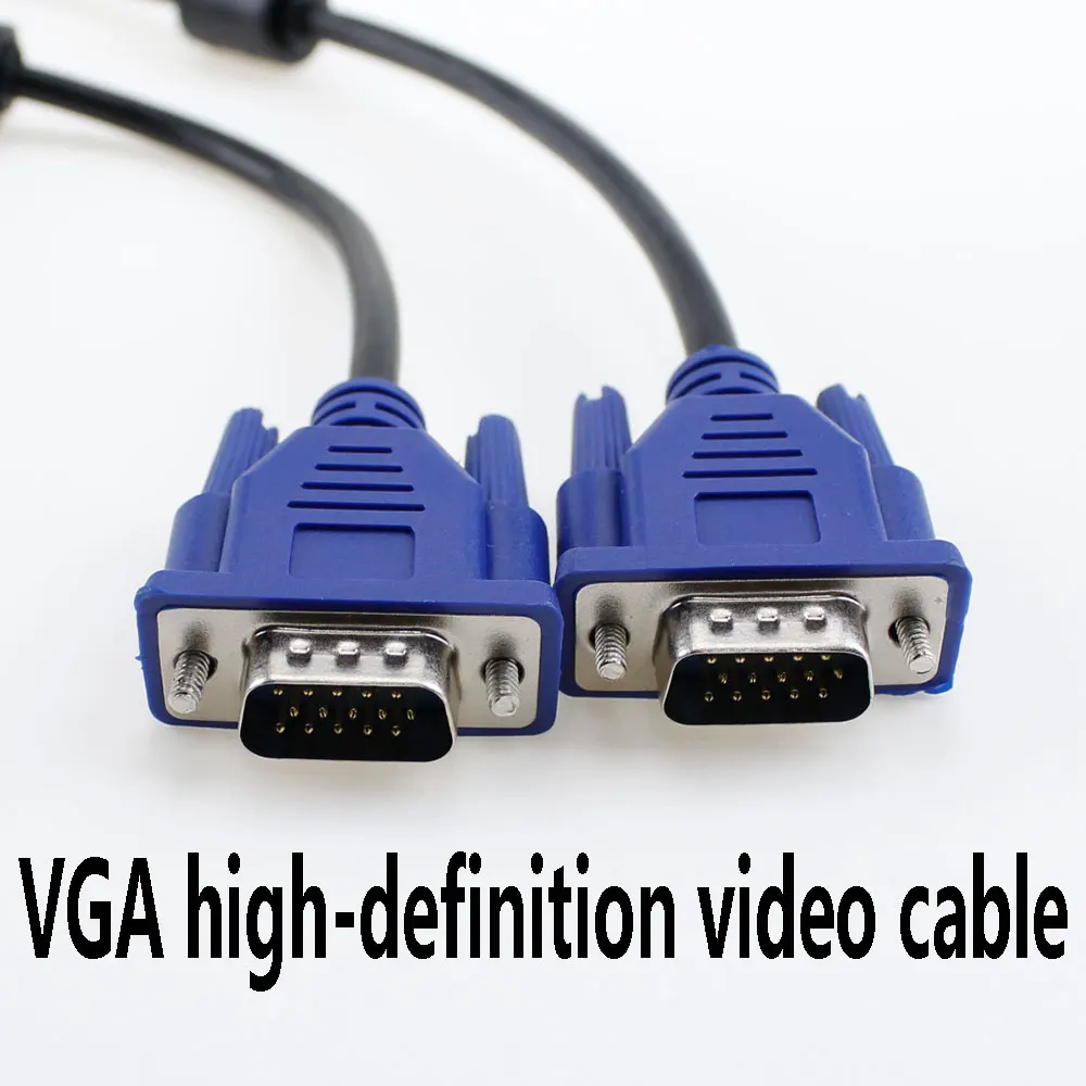 

1Pcs New VGA high-definition video cable 3M 5M male to male VGA line high-definition computer projector monitor video cable