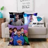 Mr Gaming Beast Game Square Pillow Covers Cartoon Sofa Decorative Home Double-sided Printing Short Plush Cute Cushion Cover 2