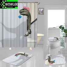 

Funny Shower Curtains Bathroom Curtain With Hooks Decor Waterproof Cat Dog 3d Bath 180*180cm Creative Personality Shower Curtain