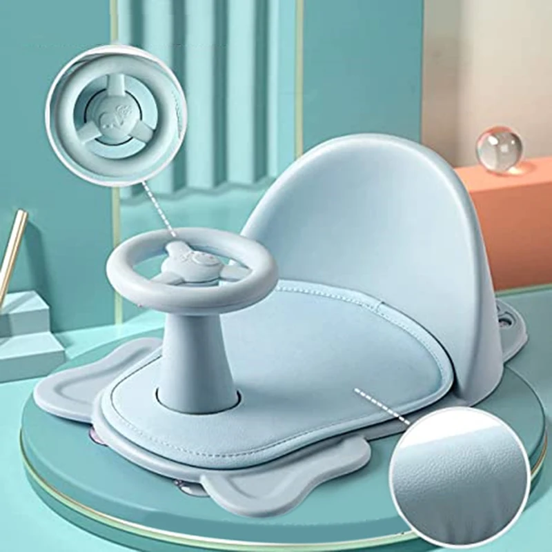 Description Picture 2 of itemBaby Shower Seat Soft Support Non-slip Baby Shower Seat Bathroom Accessories Home Decor