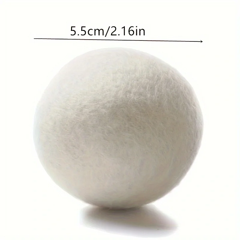 1/3/6/12 pieces, clothes anti-static washer balls, dryer-reusable dry balls, dry washing machine accessories