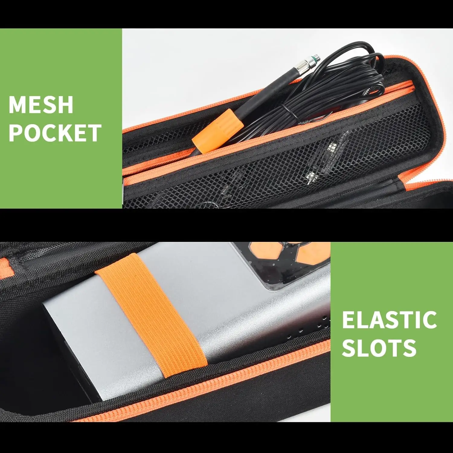 （CASE ONLY) Universal Tire Inflator Case, Portable Air Compressor Holder for CYCPLUS/for Hafuloky/for Woowind/for ILTIDE/for 4