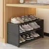 Dust Proof Cover Long Shoe Rack Large Capacity Free Standing Shoe Cabinet Double Row Easy To Install Shoe Storage Shelf Boot 3