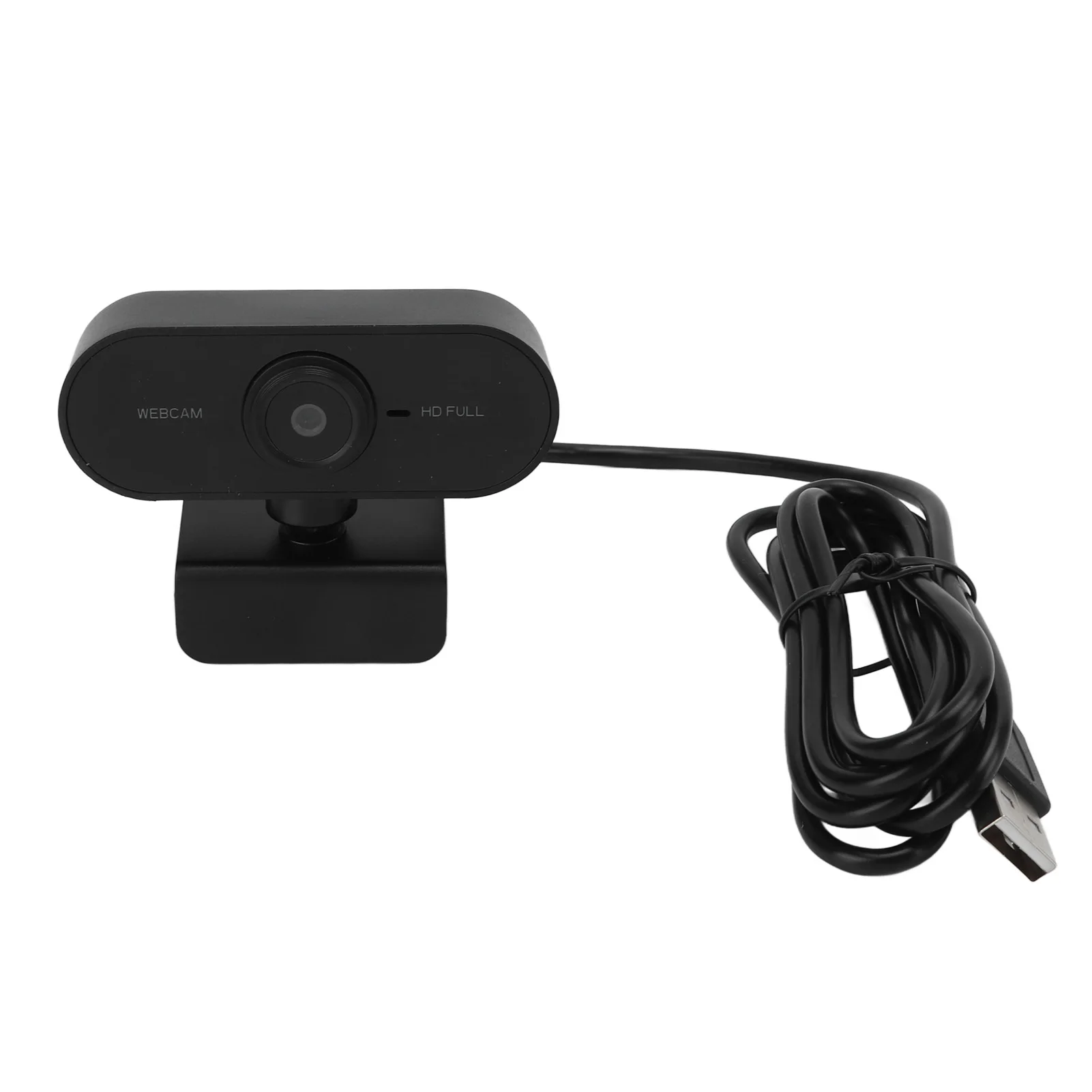 Веб-камера 1080P HD з вбудованим мікрофоном, USB2.0, функцією Plug and Play, регульованим кутом нахилу, відеокамера для онлайн-уроків, живе відео для настільних комп'ютерів, ноутбуків, ПК