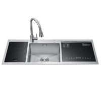Ultrasonic Drawer Vegetables And Fruits Automatic Cleaning Sink Dishwasher Dryer Sterilizer Household 2