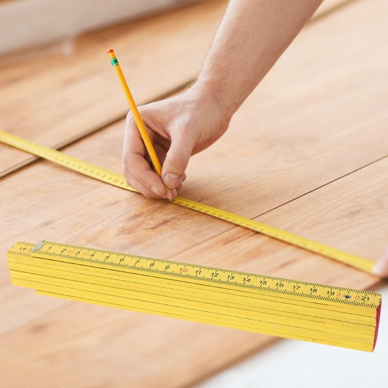 2 Meters Long Useful and Practical Folding Ruler with Durable Material and  Good Color Used for Carpenter's Work - AliExpress