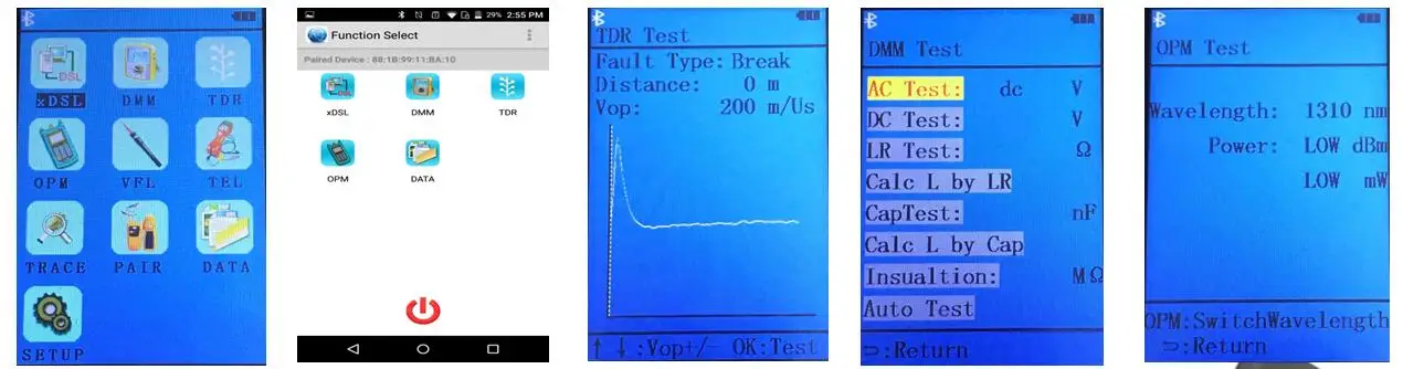 S600 VDSL Tester With ADSL/VDSL 17a 30a 35b /DMM/TDR/Tone Tracker XDSL Tester Ca