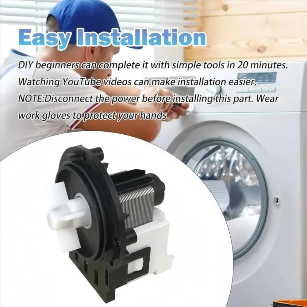 Drain Pump Motor BPX2-2L 5859EN1004J Drain Pump Motor Compatible With For LG Washing Machine Assembly BPX2-2L5859EN1J