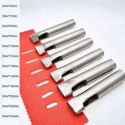 3mm Wide Oval Steel Punch Hole Tool (L 12mm - W 3mm)