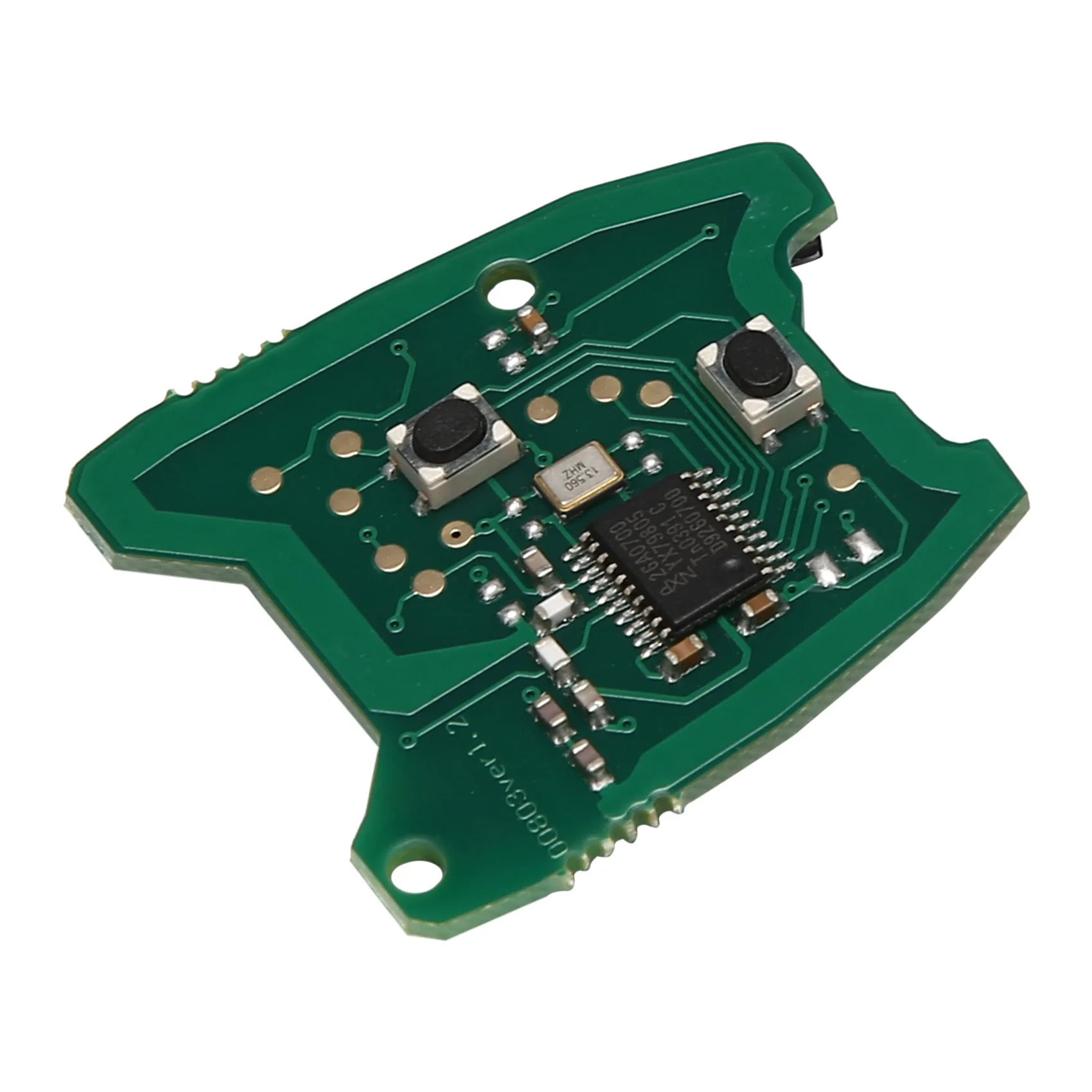 

433MHz 2 Button Remote Key FOB Circuit Board for 307 / 2000-2017 73373067C