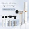 Folding hair dryer, negative ion curling iron, all-in-one hot air comb set, multi-functional hair dryer comb. hair brush 2
