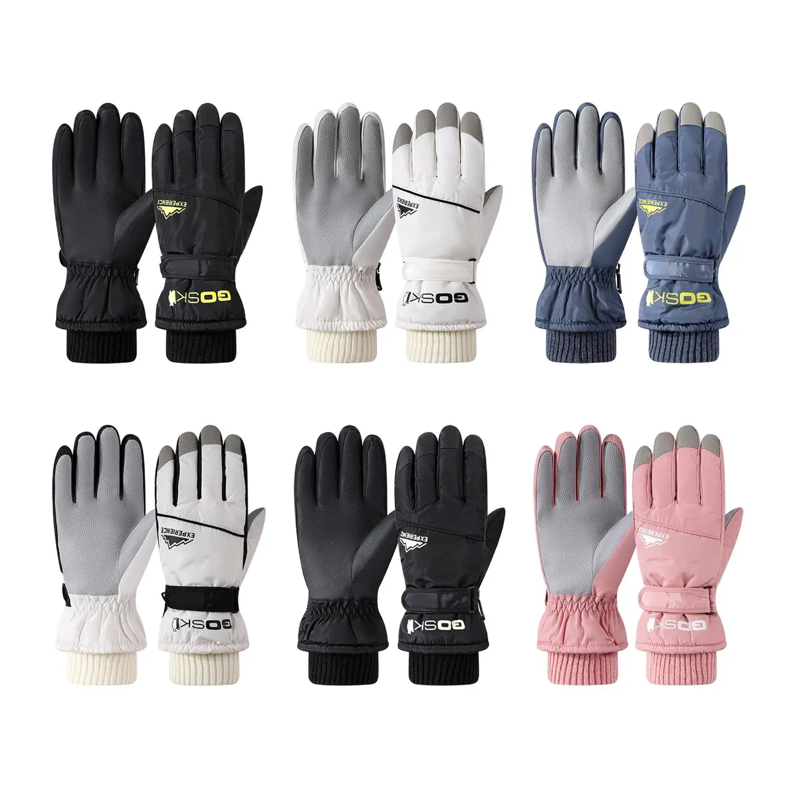 

Зимние перчатки, Нескользящие теплые перчатки, теплые перчатки для катания на лыжах, занятий на открытом воздухе