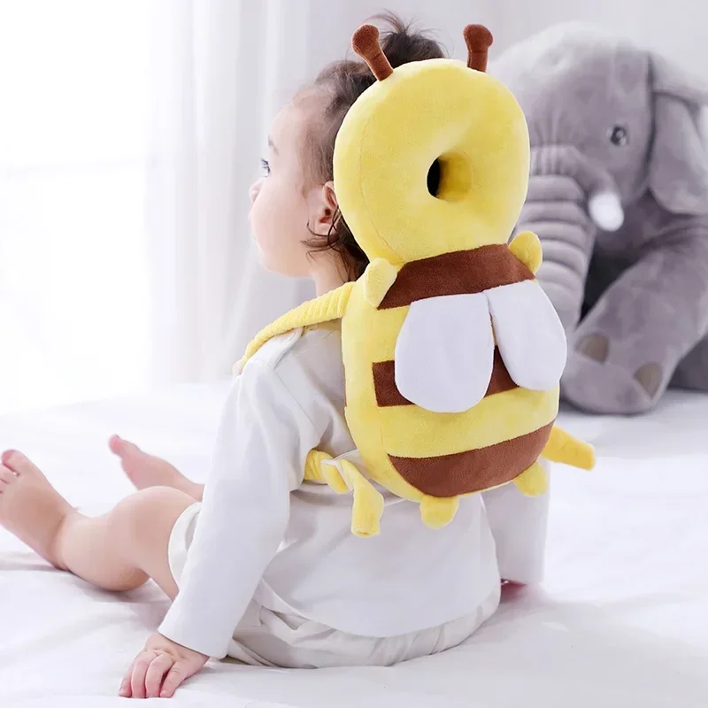 

Head Back Protector Baby Protect Pillow Learn Walk Headgear Prevent Injured Safety Pad prevention Fall Cartoon Bee Kids Pillows