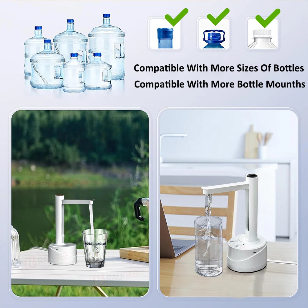 Waterdispenser Elektrische Water Gallon Pomp Desktop Automatische Waterdispenser 19 Liter Oplaadbare Drinkwater Fles Pomp