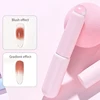 Nail Art Silicone Applicator Stick Portable Round Head Pigment  Soft Brush Like Fingertips Lipstick Q-elastic Smudge Makeup Tool 1