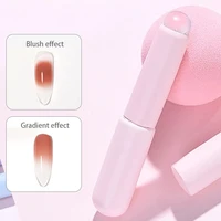 Nail Art Silicone Applicator Stick Portable Round Head Pigment  Soft Brush Like Fingertips Lipstick Q-elastic Smudge Makeup Tool 1
