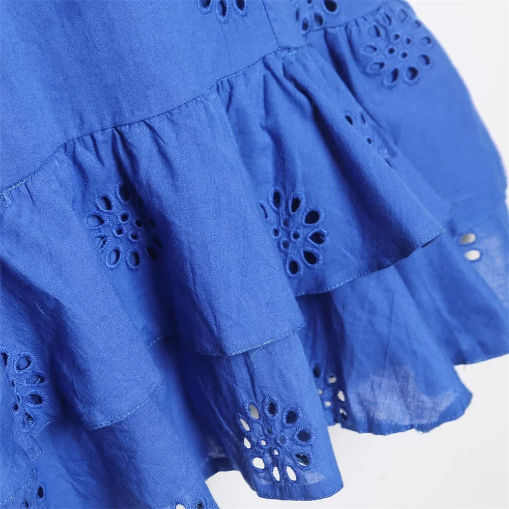 Spring New Women's Fashion and Elegance Slim Fit Versatile Layered Decorative Short Strap Dress