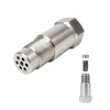 Universal  Stainless Steel SS304 Check Engine Light CEL mini catalyst O2 Sensor Spacer Adapter  M18X1.5 1