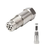 Universal  Stainless Steel SS304 Check Engine Light CEL mini catalyst O2 Sensor Spacer Adapter  M18X1.5 1
