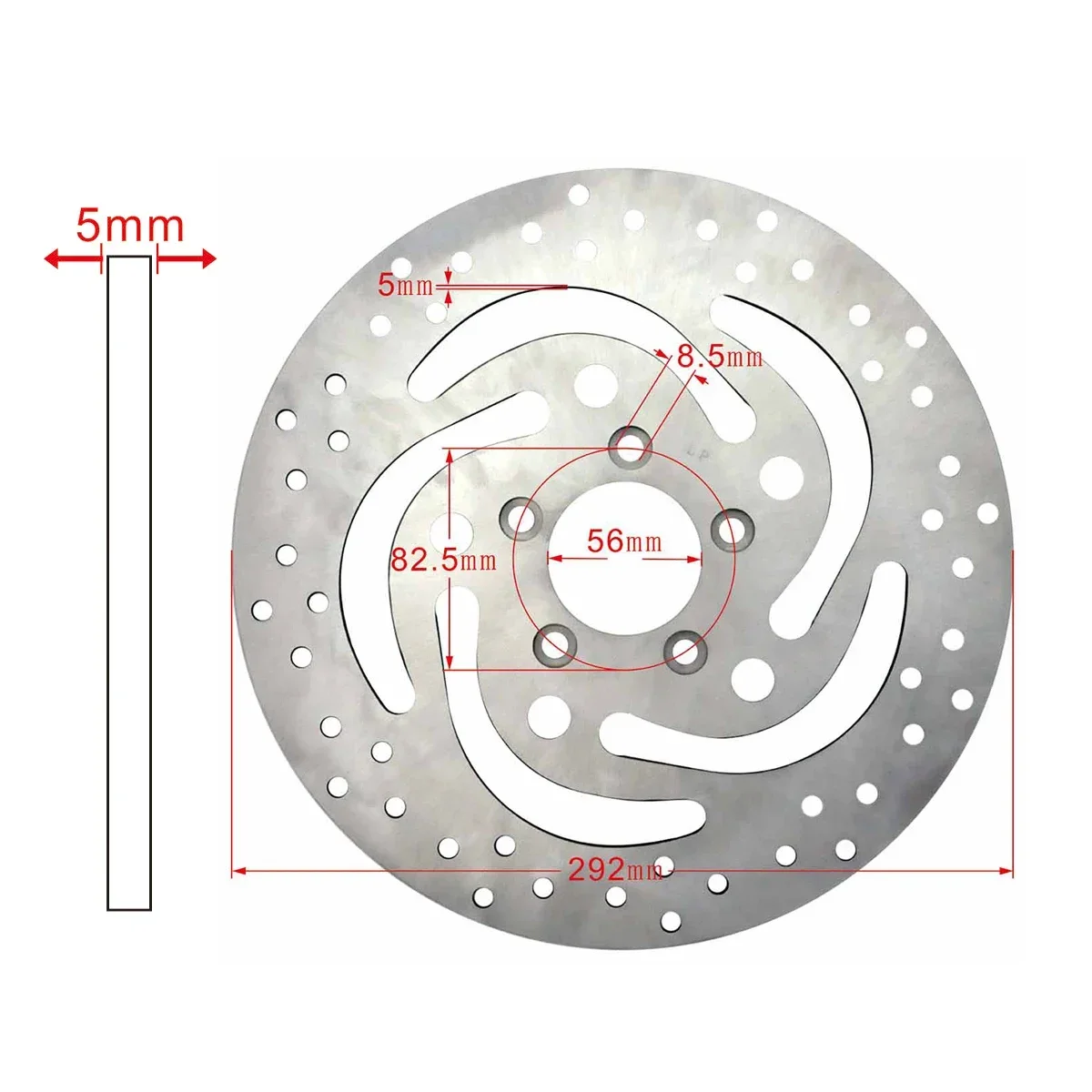 

Motorcycle Front Left Brake Disc Rotors For H.D. XL883L Sportster 883 1200 Roadster 883 XLH883 00-06 XL1200 XLH1200 XR1200