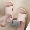 No Punching Bedroom Neat Storage Shoe Drying Slippers Rack Bathroom Rack Slipper Hook Toilet Drainage Rack Wall Mounted 4