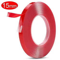 High - Performance Transparent Adhesive Tape - Waterproof, No - Trace, Double - Sided Stickers - 3Meters (15mm)