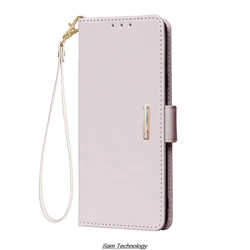 Elegant Leather Magnetic Buckle Wallet Case with RFID Blocking for Honor 7X (WJT White)
