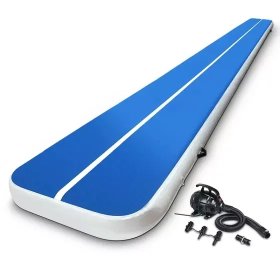 

Free Shipping Inflatable Gymnastics Mat With Free Pump Home Use Airtrack 3M Air Track For Cheerleading Tumbling Mat Floor