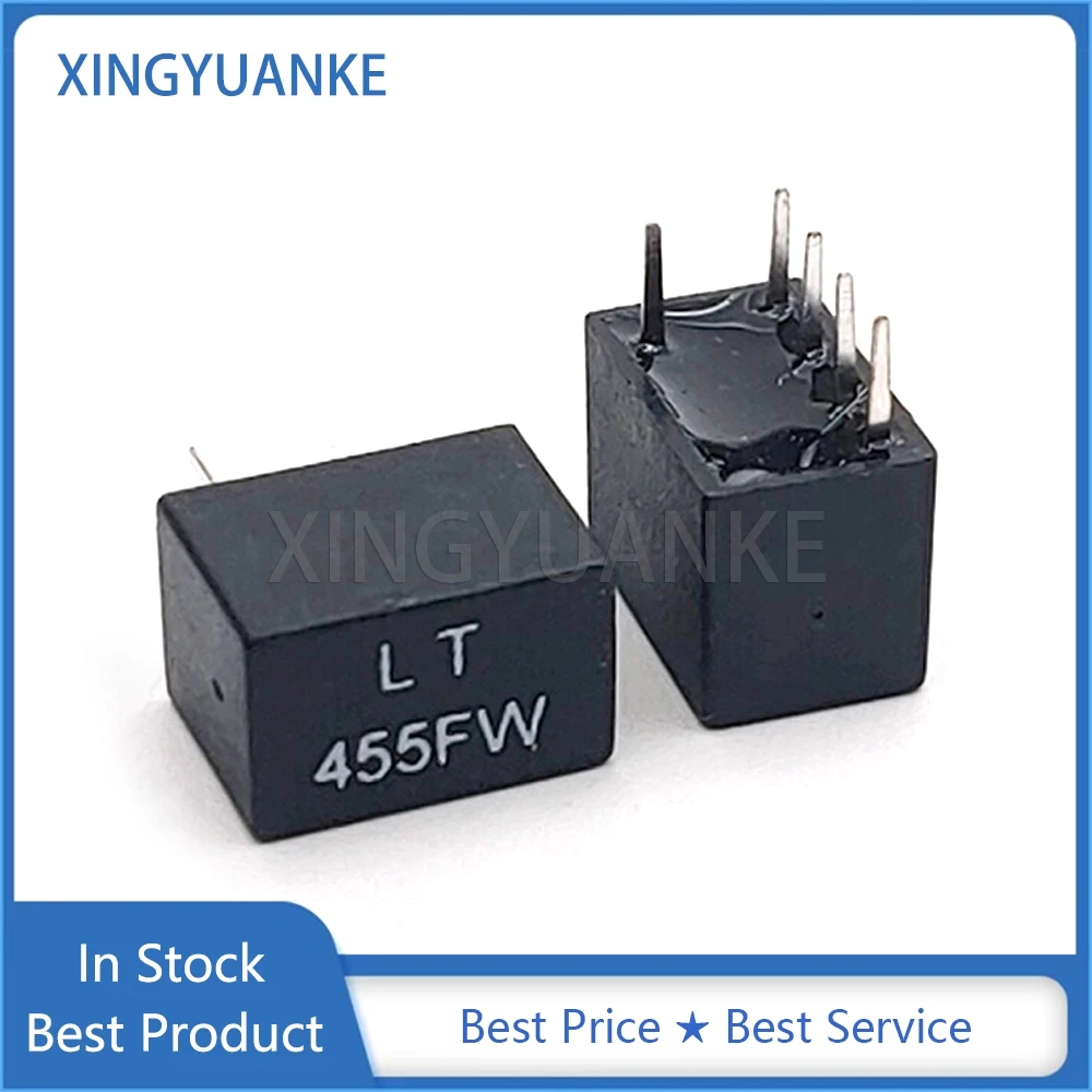 5PCS LT455FW LT 455FW 455F 1 + 4 5Pin DIP-5 455KHz Ceramic Filter Communication Signal Relay