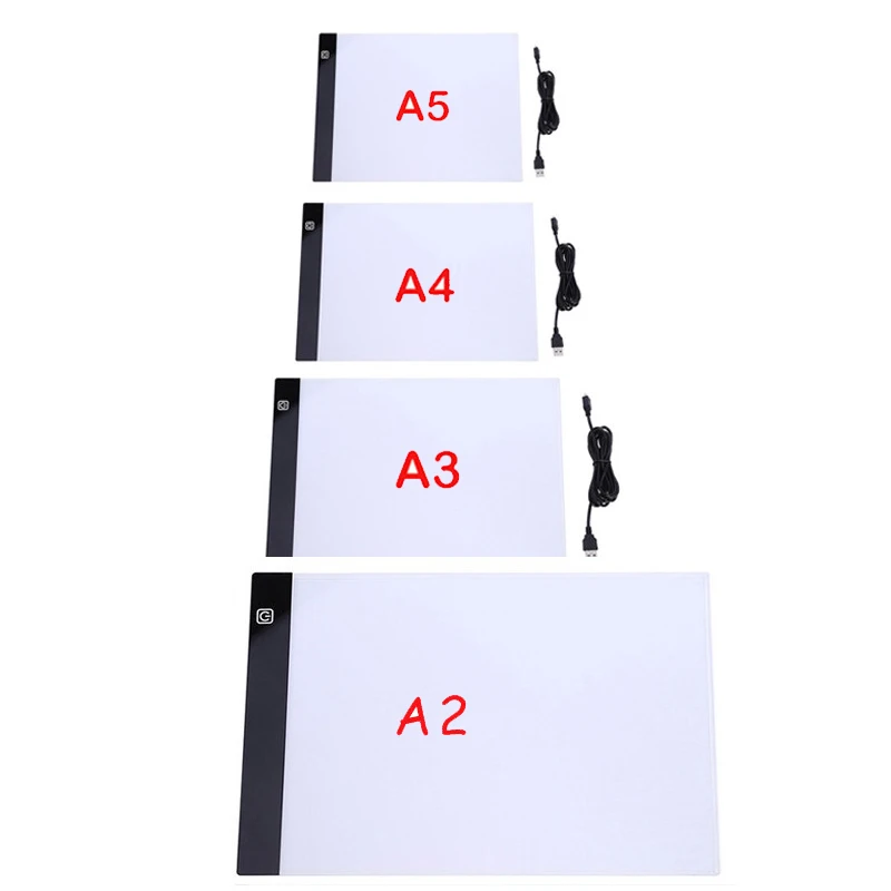 2022 A2/A3/A4/A5 LED 라이트 패드 다이아몬드 페인팅 Artcraft 트레이싱 라이트 박스 보드 디지털 태블릿 페인팅 드로잉 태블릿