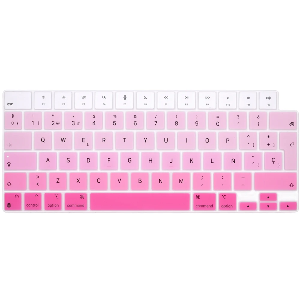 Cover Per Tastiera Spagnola Per Macbook Air 13.6 15.3 Pollici A2681 A2941 A2337 M3 M2 M1 Pro14 "16" A2442 A2779 A2918 A2992 A2485 A2991