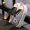 Babaya 2024 Spring New High Top Children's Canvas Shoes Girls Shoes Boys Breathable Skate Shoes Autumn Kids Sneakers 5